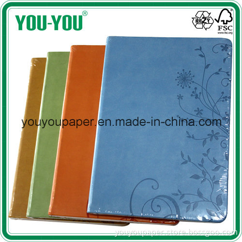 Colorful Leather Hardcover Diary, Color Design Notebook